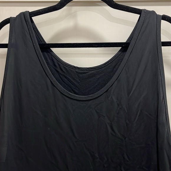 EUC Simple black midi length fully lined sleeveless dress from Helmut Lang - Picture 9 of 13